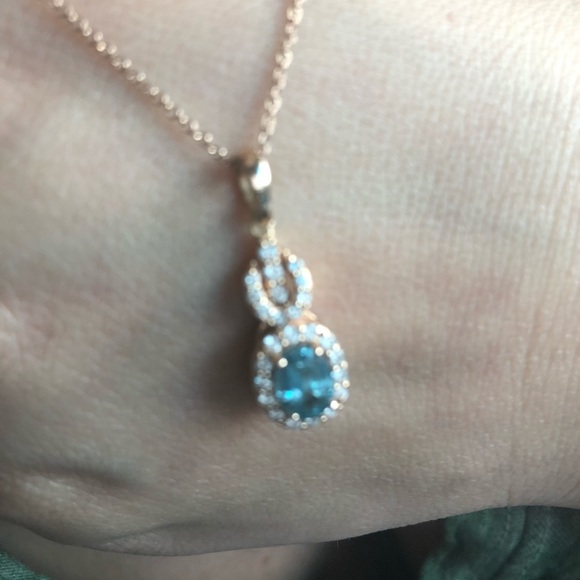 Le Vian Zircon Necklace 1/3 ct tw Diamonds - Picture 2 of 3